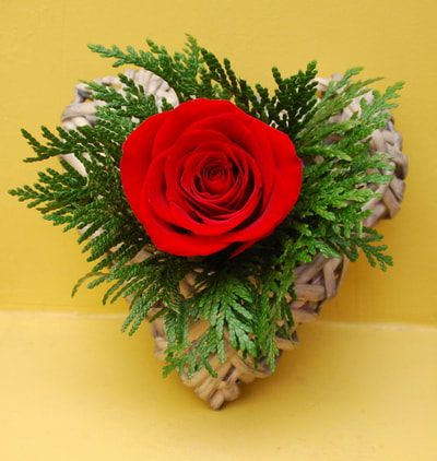 Corazón de San Valentín en Siete Flores Zaragoza