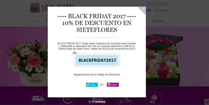Black Friday en Siete Flores Zaragoza